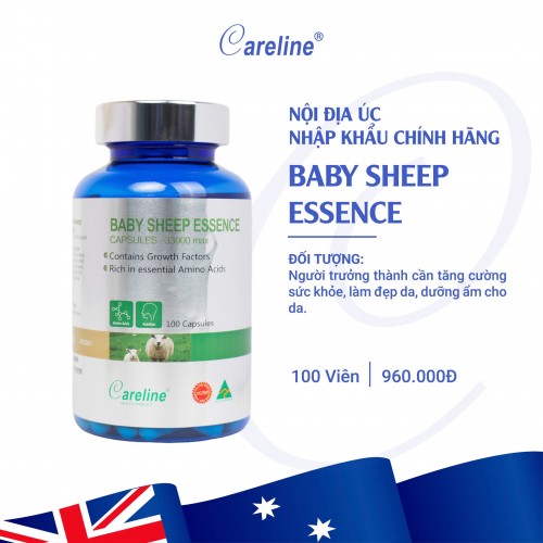 Baby sheep essence capsule - Nhau thai cừu 100 viên