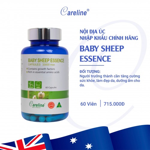 Baby Sheep Essence - Nhau thai cừu 60 viên