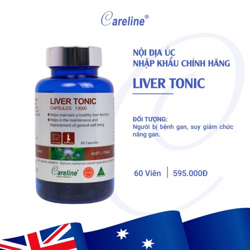 Liver tonic 60 viên- Viên nang bổ gan, duy trì và cải thiện chức năng gan