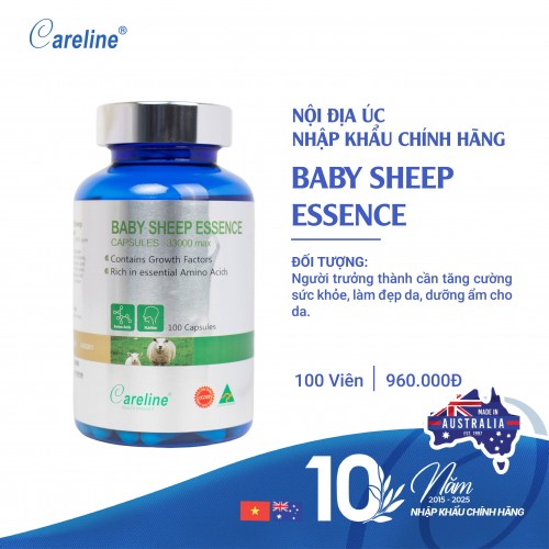 Baby sheep essence capsule - Nhau thai cừu 100 viên