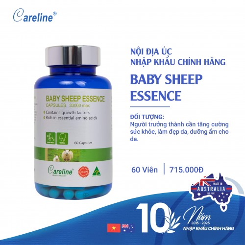Baby Sheep Essence - Nhau thai cừu 60 viên