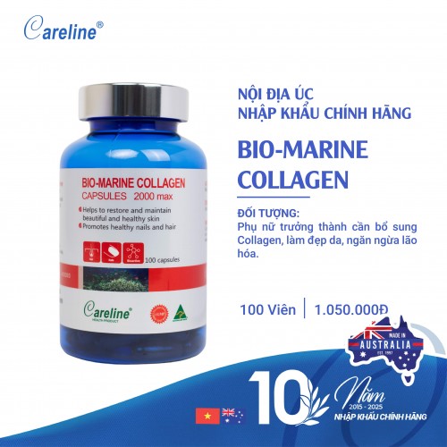 Bio Marine Collagen 100 viên - Hỗ trợ làm đẹp da, ngăn ngừa lão hóa
