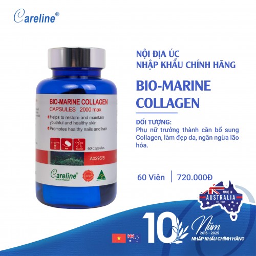Bio Marine Collagen 60 viên - Hỗ trợ làm đẹp da, ngăn ngừa lão hóa