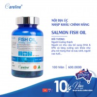 Dầu cá hồi đại dương Úc Careline Fish Oil 1000mg