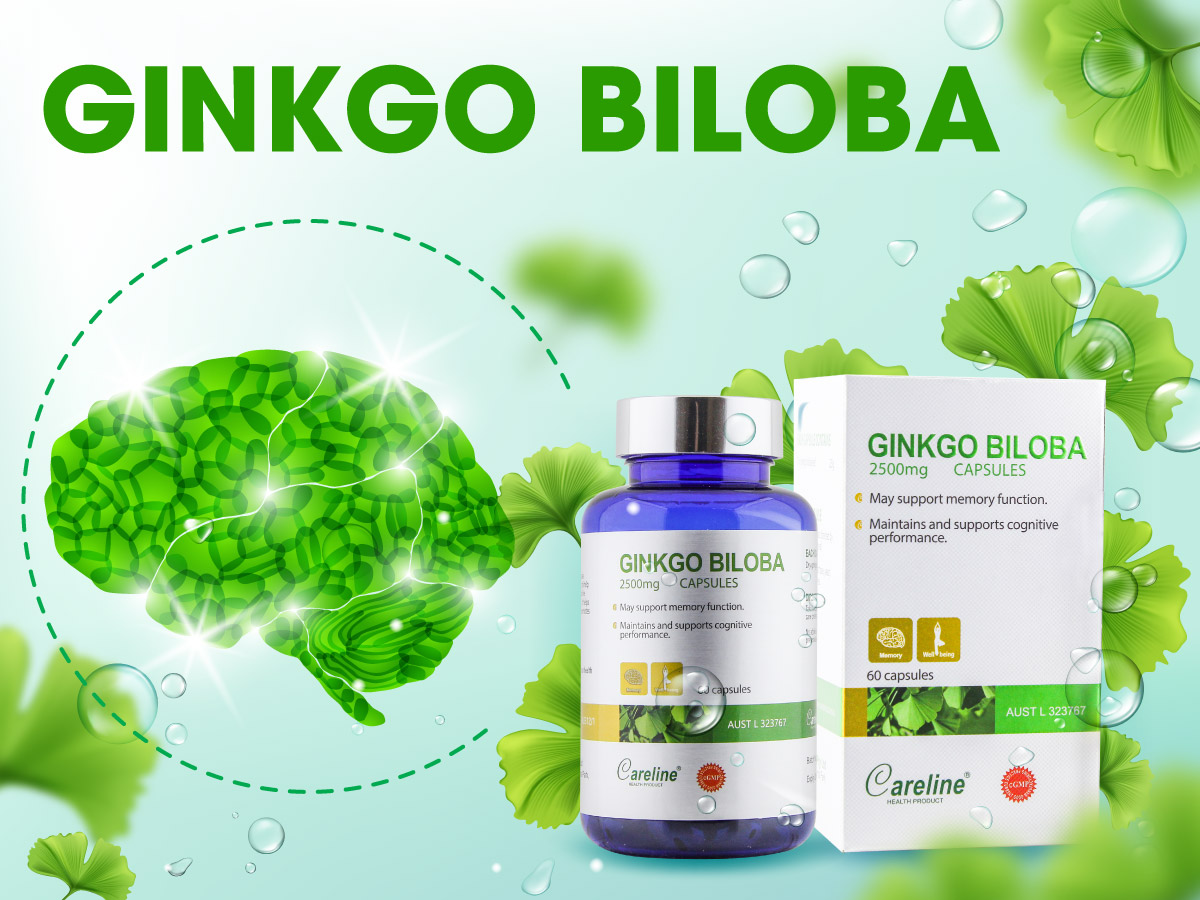 CareLine Ginkgo Biloba 2500mg